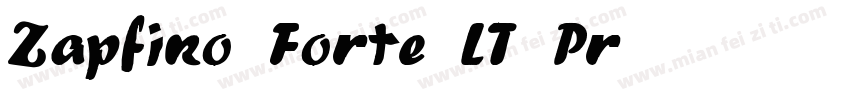 Zapfino Forte LT Pr字体转换